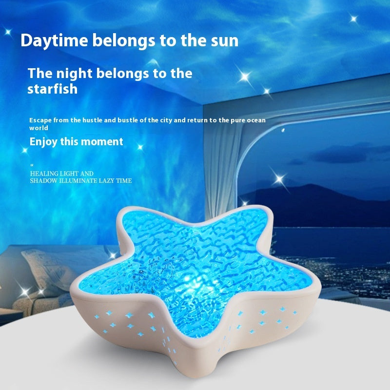 Starry Glow Starfish Projector Lampe