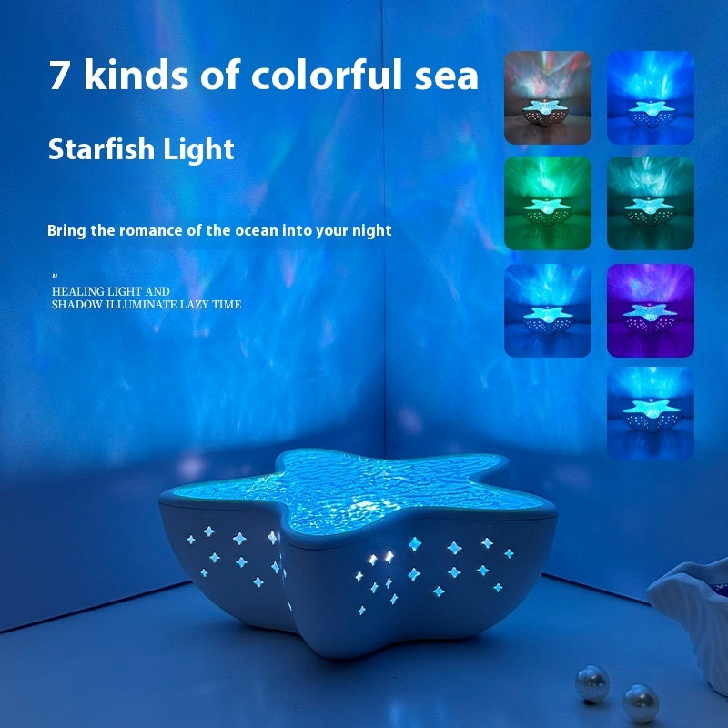 Starry Glow Starfish Projector Lampe