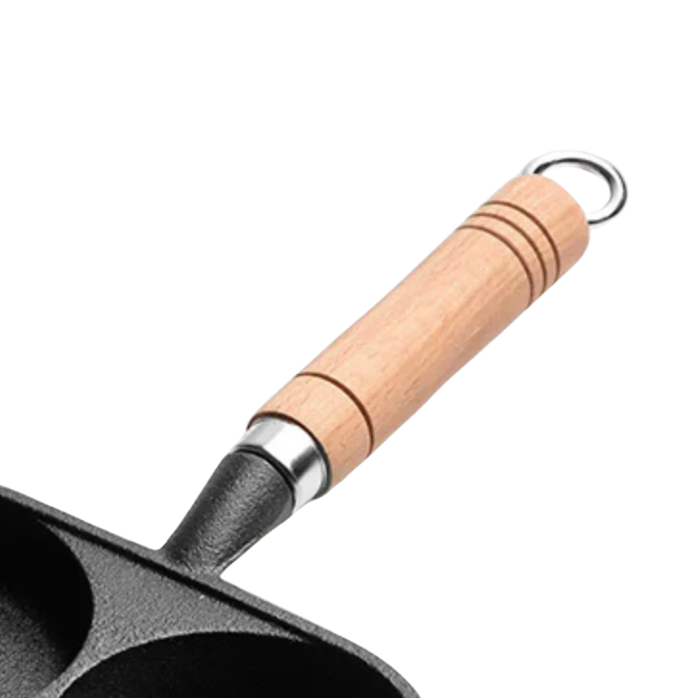 EggMaster Stekepanne med ergonomisk trehåndtak